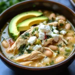 Crockpot Mediterranean White Chicken Chili