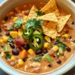 Crockpot Vegetarian Tortilla Soup for Cozy Weeknight Comfort