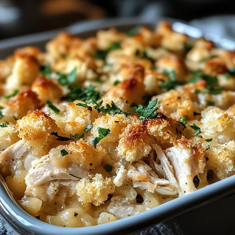 Dolly’s Chicken and Stuffing Casserole