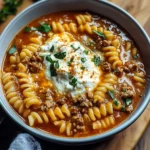 Easy Lasagna Soup Recipe: Cheesy Beef & Tomato Pasta