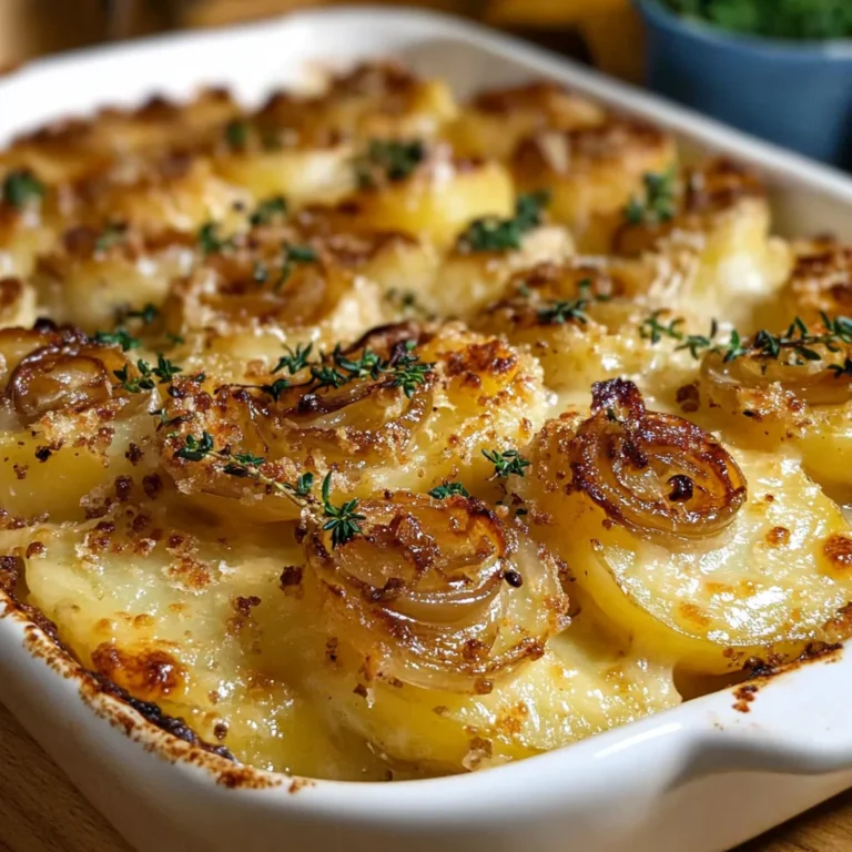 French Onion Potatoes – Cheesy, Savory & Perfect for Cozy Dinners!