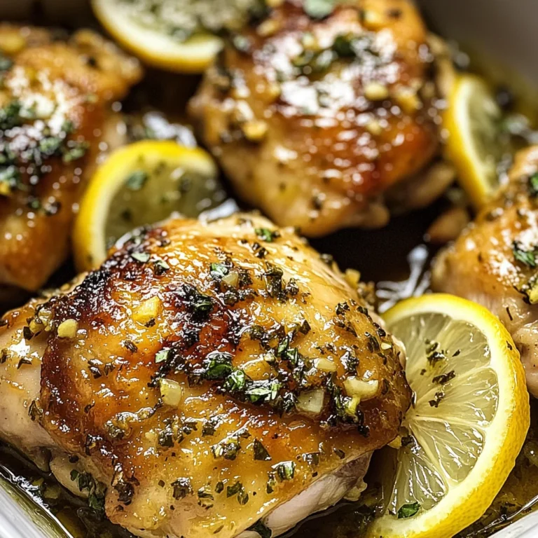 Greek Lemon Chicken Thighs