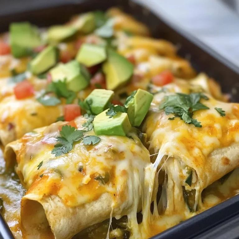 Green Chili Chicken Enchiladas Recipe