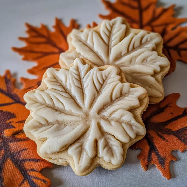 Maple Leaf Cream Cookies