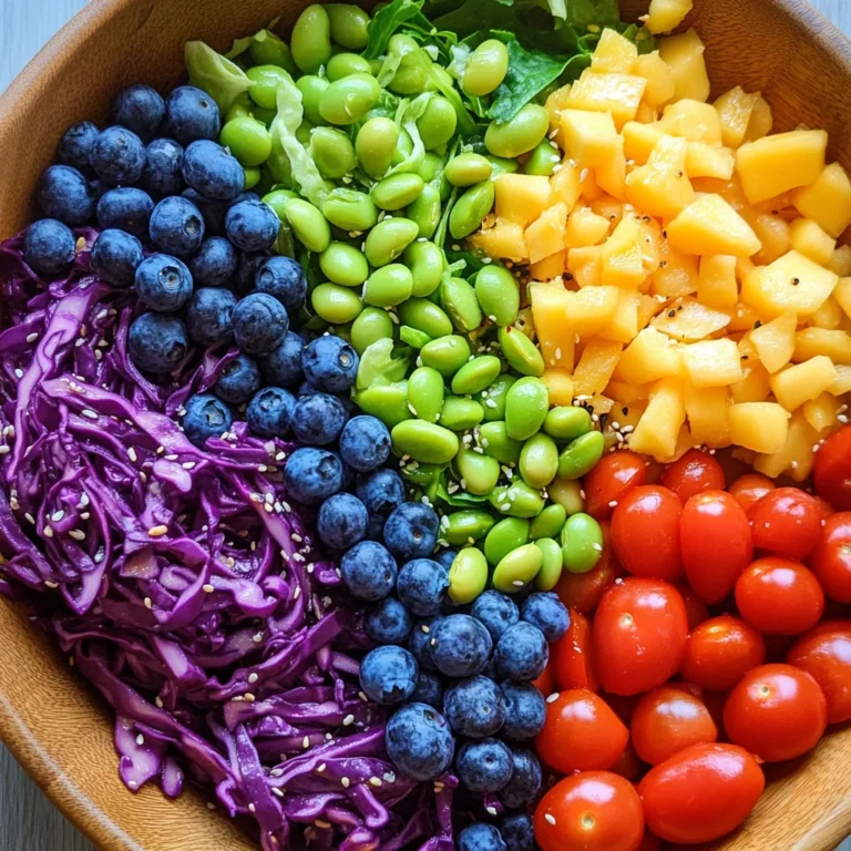 Rainbow Salad with Lemon Vinaigrette