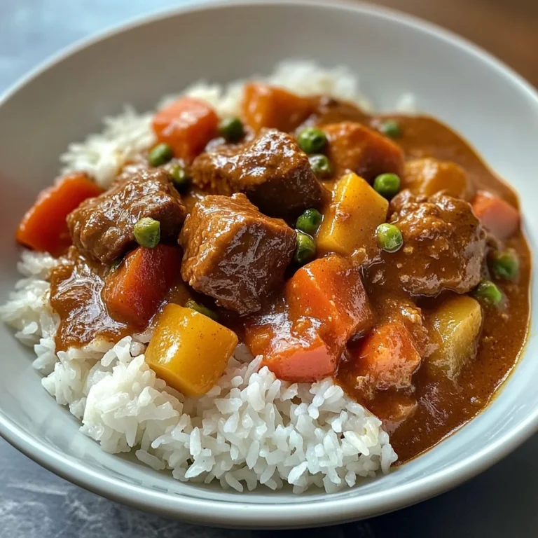 Savory Japanese beef Curry
