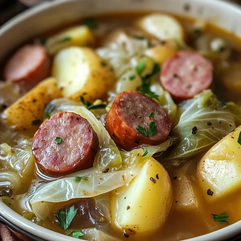 Slow Cooker Cabbage, Sausage, and Potatoes: An Easy and Hearty Meal