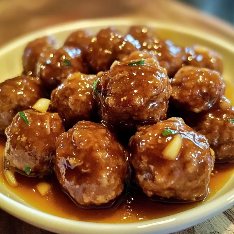 Slow Cooker Honey Garlic Meatballs