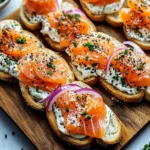 Smoked Salmon Crostini