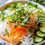 Vietnamese Noodle Salad with Tangy Dressing