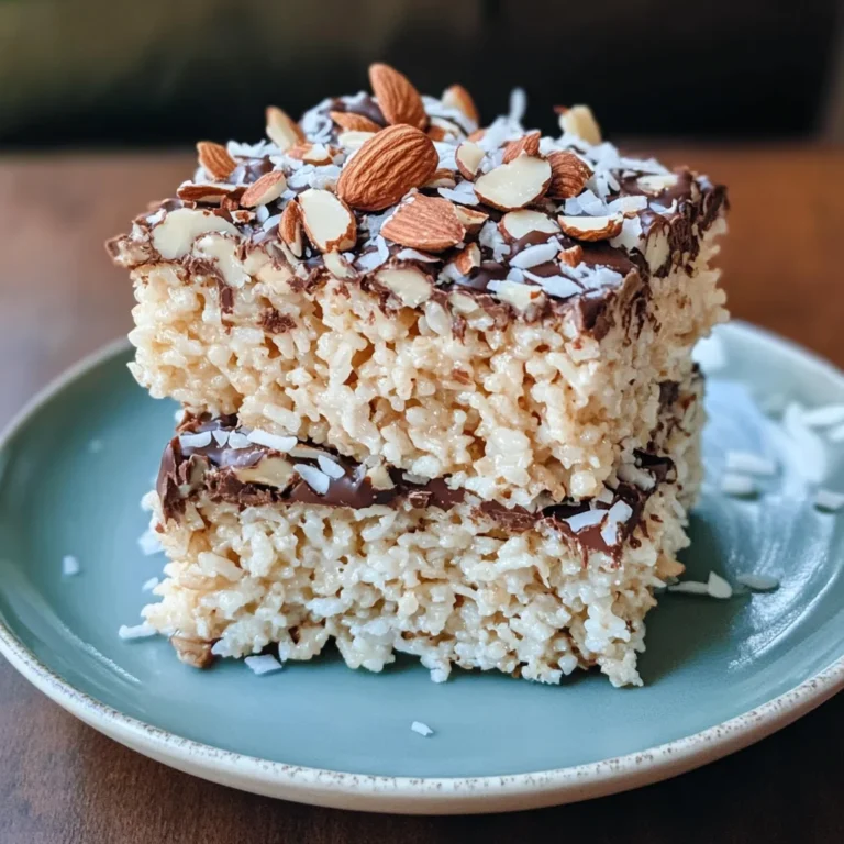 Almond Joy Krispie Treats