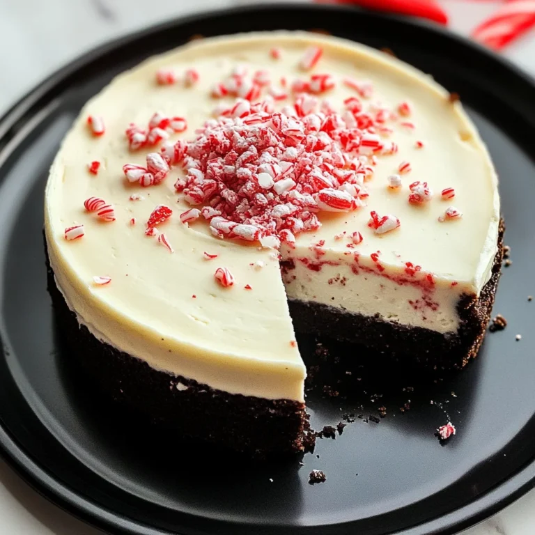 Best Christmas Peppermint Cheesecake