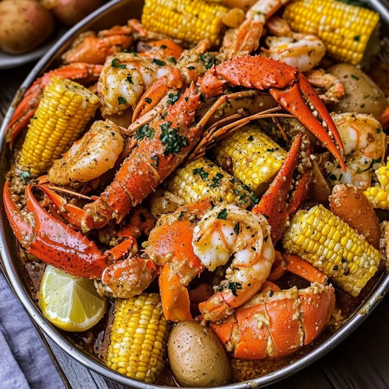 Cajun Seafood Boil with Garlic Butter Sauce