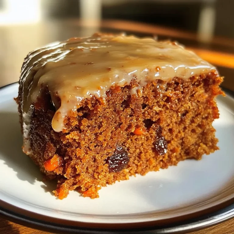 Carrot Date Spice Cake