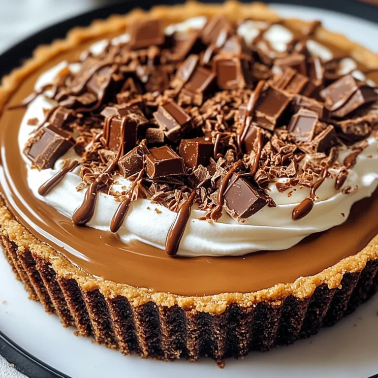 Chocolate Biscoff Tart