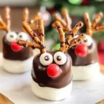 Chocolate Covered Marshmallow Reindeer Recipe