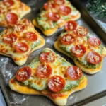 Christmas Tree Mini Pizzas