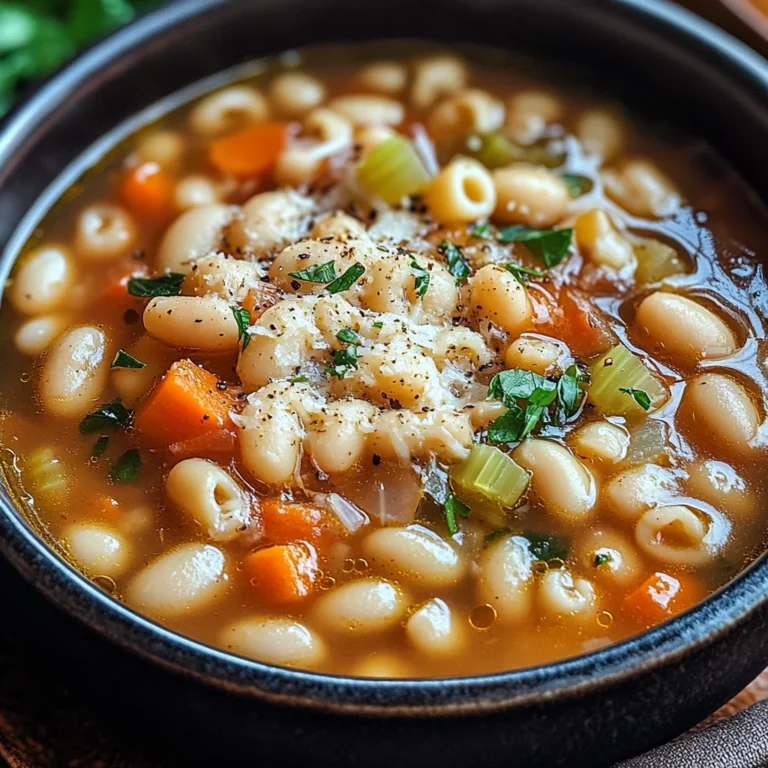 Cozy Pasta e Fagioli Soup Recipe