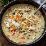 Crack Chicken and Rice Soup