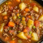 Crockpot Vegetable Beef Soup