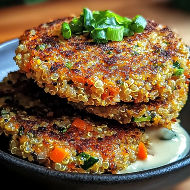 Delicious Crunchy Quinoa Veggie Patties for Ultimate Comfort