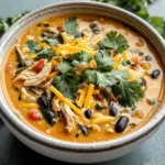 Easy Chicken, Poblano, and Black Bean Soup (Small Batch)
