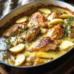 French Chicken Casserole a la Normande