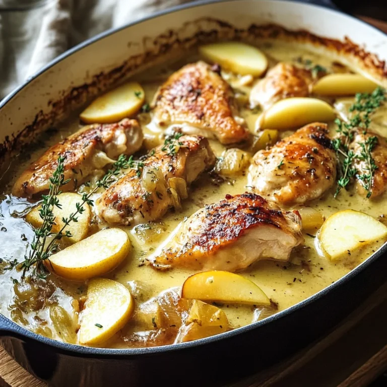 French Chicken Casserole a la Normande