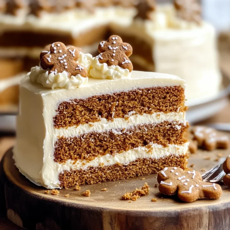 Gingerbread Layer Cake