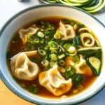 Gyoza Soup (Japanese Dumpling Soup)