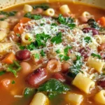 Hearty Italian Pasta Fagioli Soup