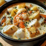 Hearty Nova Scotia Seafood Chowder for Cozy Nights In