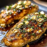 Hot Honey Infused Feta Chicken