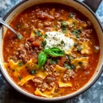 Italian Lasagna Soup - theamazingfood