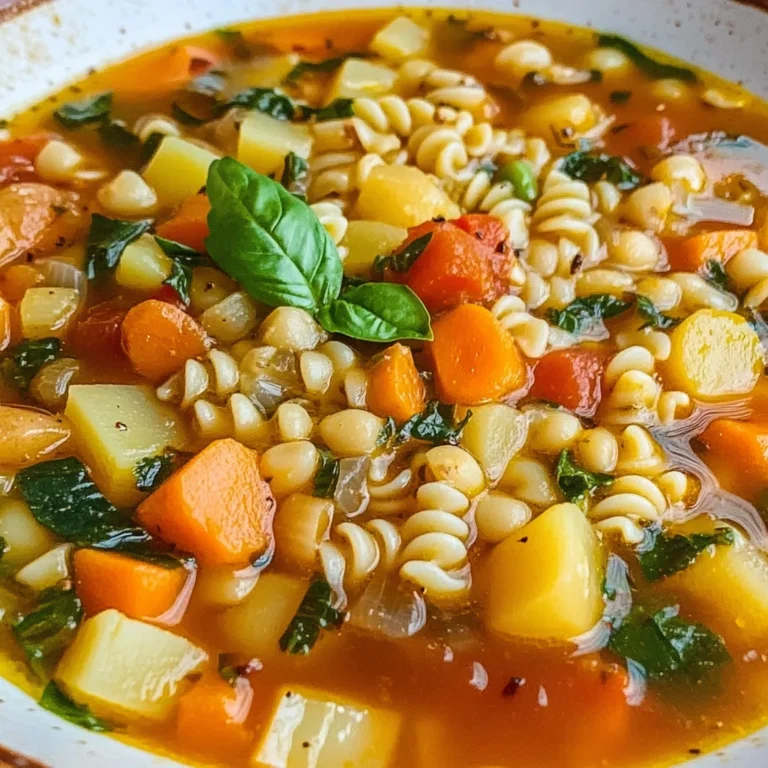 Italian Minestrone Soup (Longevity Soup)