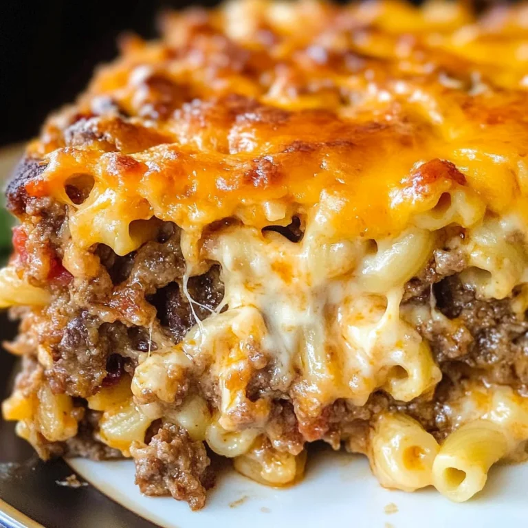 Mac and Cheese Meatloaf Casserole