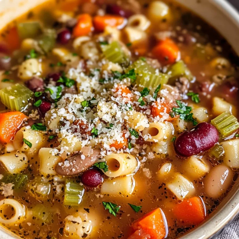 Olive Garden Pasta Fagioli Soup (Pasta Fazool)
