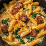 One Pot Creamy Cajun Sausage Pasta (30-Minutes)