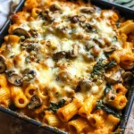 Pasta Bake with Pumpkin Tomato Sauce
