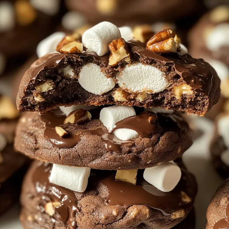 Rocky Road Chocolate Fudge Cookies