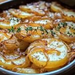 Savory French Onion Potato Bake