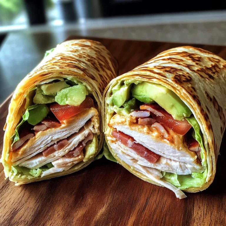 Scrumptious Turkey Avocado Club Wrap: 10-Minute Lunch Bliss