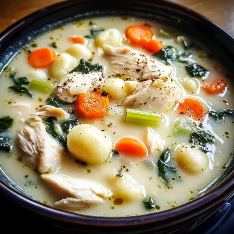 Slow Cooker Chicken Gnocchi Soup