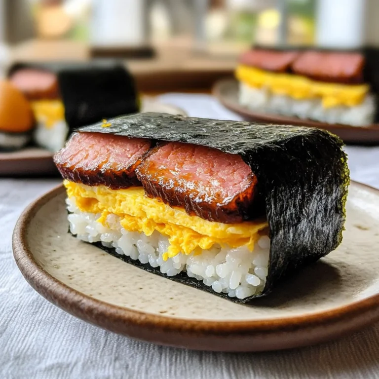 Spam Musubi with Egg
