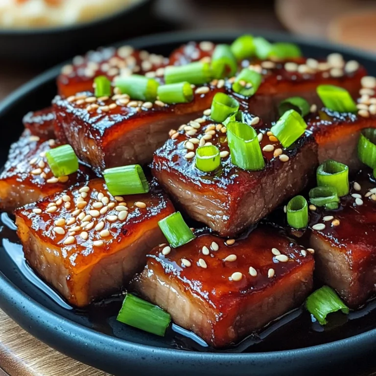 Sweet and Sticky Asian-Style beef Belly Recipe