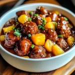 Sweet and sour meatballs