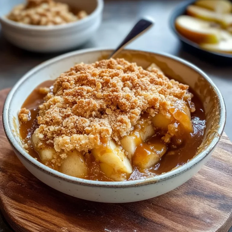 Toffee Apple Crumble