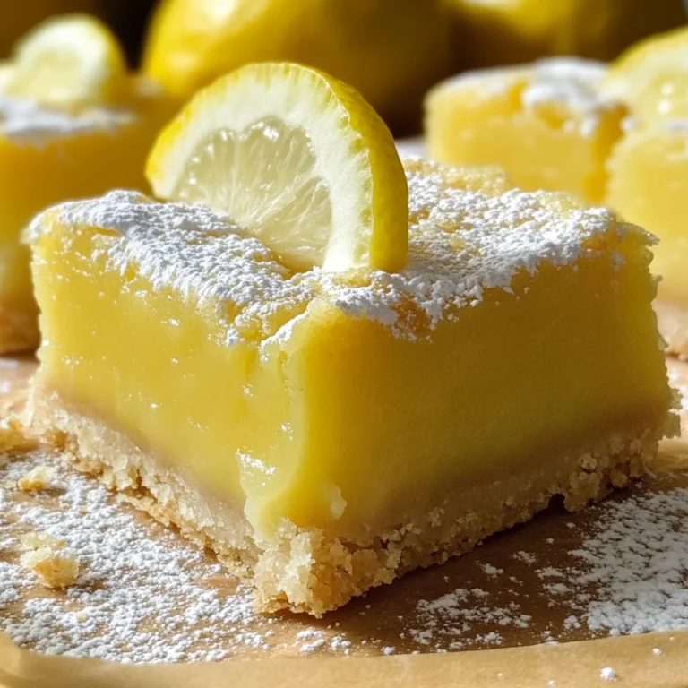Vegan Lemon Bar Recipe