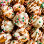 White Chocolate Peanut Butter Pretzel Bites