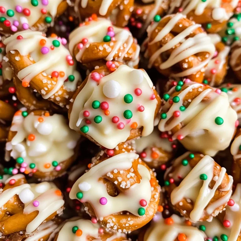 White Chocolate Peanut Butter Pretzel Bites